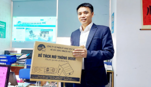 Kỹ sư môi trường khởi nghiệp với bể tách mỡ thông minh - giải pháp nhỏ, khát vọng lớn.